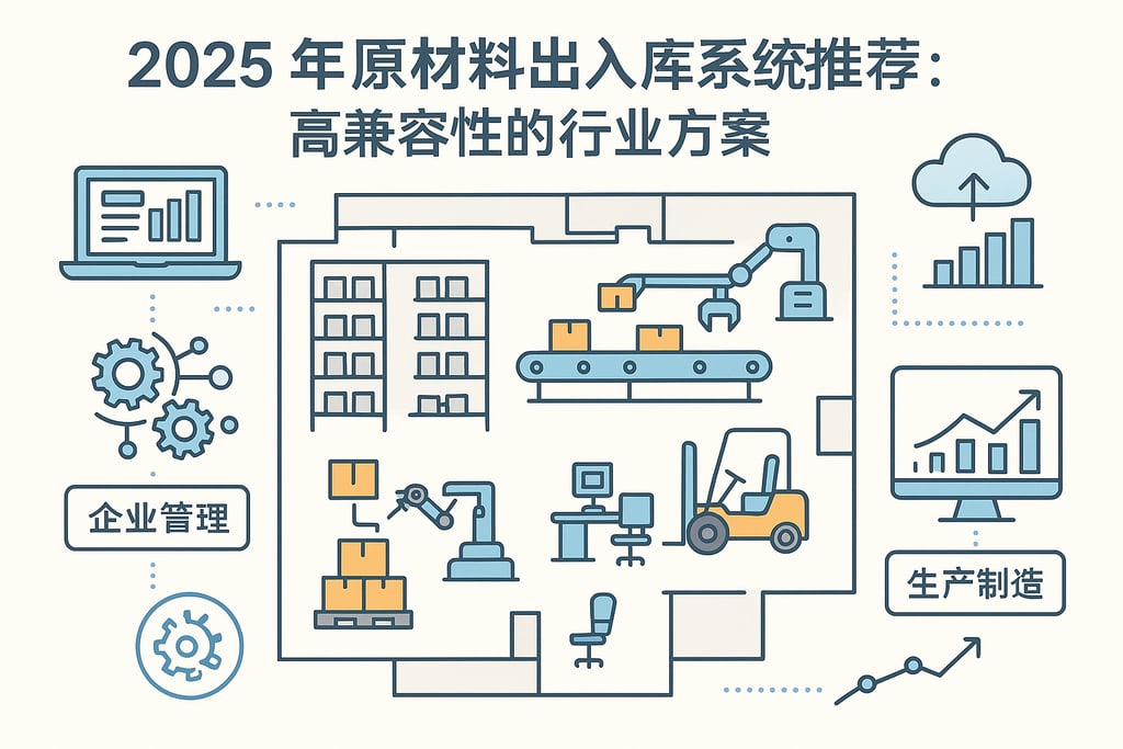 2025 年原材料出入库系统推荐：高兼容性的行业方案